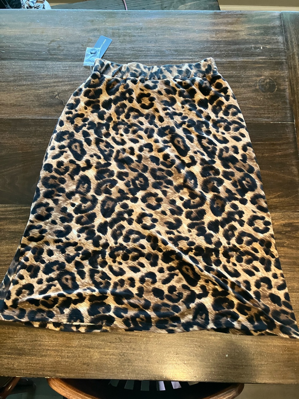 Robert Louis Leopard Print Skirt - NWT